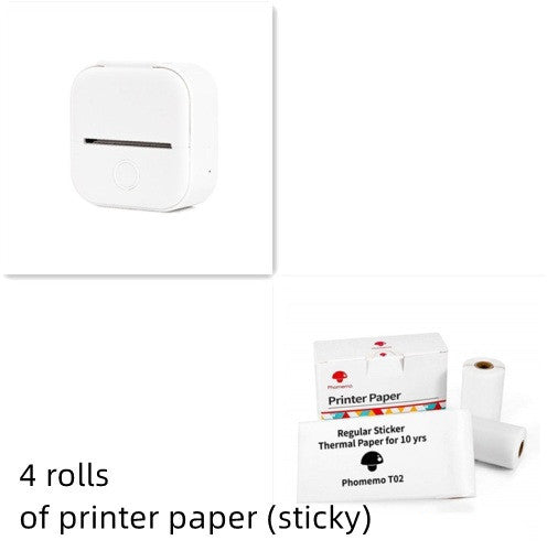 Portable Mini Thermal Label Printer Home Photo Printer Student Wrong Question Printer Bluetooth-compatible Mini Label Printer Price Tag d8a0857e-4bbf-4e70-bda6-572965e6d9f0