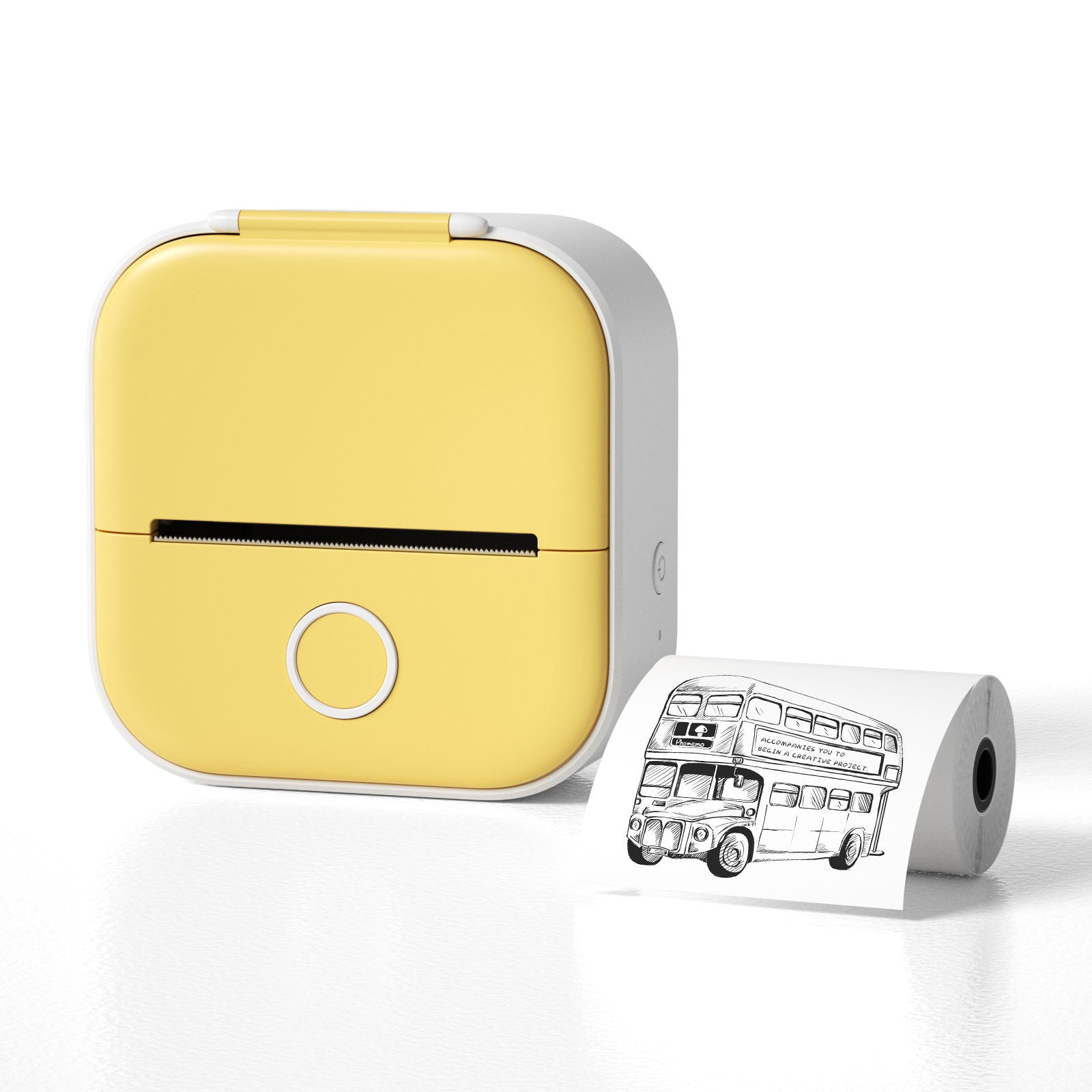 Portable Mini Thermal Label Printer Home Photo Printer Student Wrong Question Printer Bluetooth-compatible Mini Label Printer Price Tag - NOMAN STORE LLC