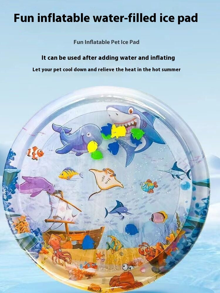Summer Cooling Pet Water Bed Cushion Ice Pad Dog Sleeping Square Mat For Puppy Dogs Cats Pet Kennel Cool Cold da85abf6-f0bd-42e9-ad95-9b17fc5ff65d_trans