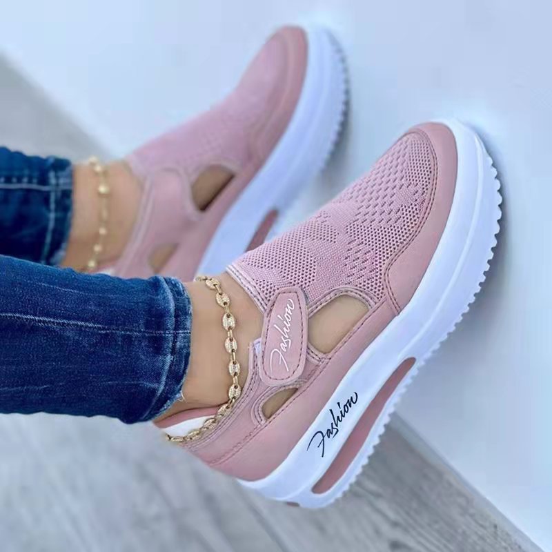 Women's Sneakers Summer New Ladies Casual Low Wedge Breathable Non-Slip Comfort Feamle Sport Shoes Mesh Shoes Fashion Style - NOMAN STORE LLC