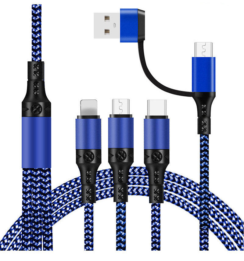 Fast Charging Five-in-one Data Cable, One For Three Charging Cables dd3646bd-7760-411d-9c6c-69b50d78467b