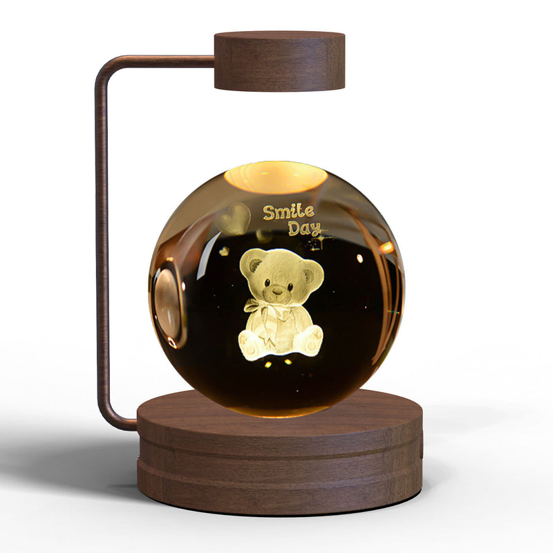 Crystal Ball Cosmic Dinosaur Indoor Night Light USB Power Warm Bedside Light Birthday Gift Night Lamp de2de33d-3856-423d-9cac-2bb39fc78f66