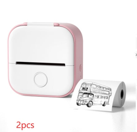 Portable Mini Thermal Label Printer Home Photo Printer Student Wrong Question Printer Bluetooth-compatible Mini Label Printer Price Tag dfd897ef-2f99-463c-b532-e0e335d998aa