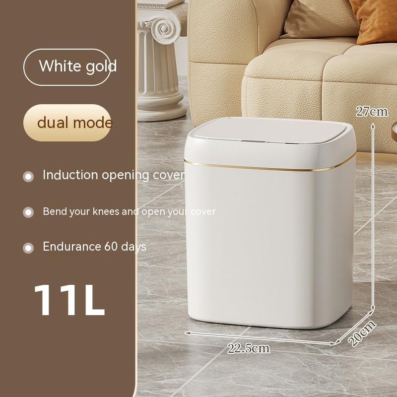 Smart Trash Can With Lid For Bedroom And Living Room Kitchen Storage Box Trash Can Induction Small Car Box Automatic Smart Dustbin Smart Trash Bin e069d9d6-0d75-4798-9e3a-8159111e4d9c_trans