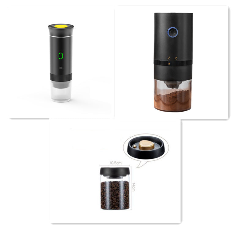 Electric Grinder Coffee Travel Handy 3 In1 Espresso Portable Coffee Espresso Maker Machine Cafe Portable Capsule Coffee Machine Kitchen Gadgets e17b2762-4fdd-46ca-a967-c4b63893c11b