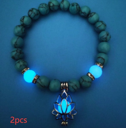 Energy Luminous Lotus Natural Stone Bracelet Yoga Healing Luminous Glow In The Dark Charm Beads Bracelet For Men Women Prayer Buddhism e17fba43-49ae-4d00-abff-356690447050