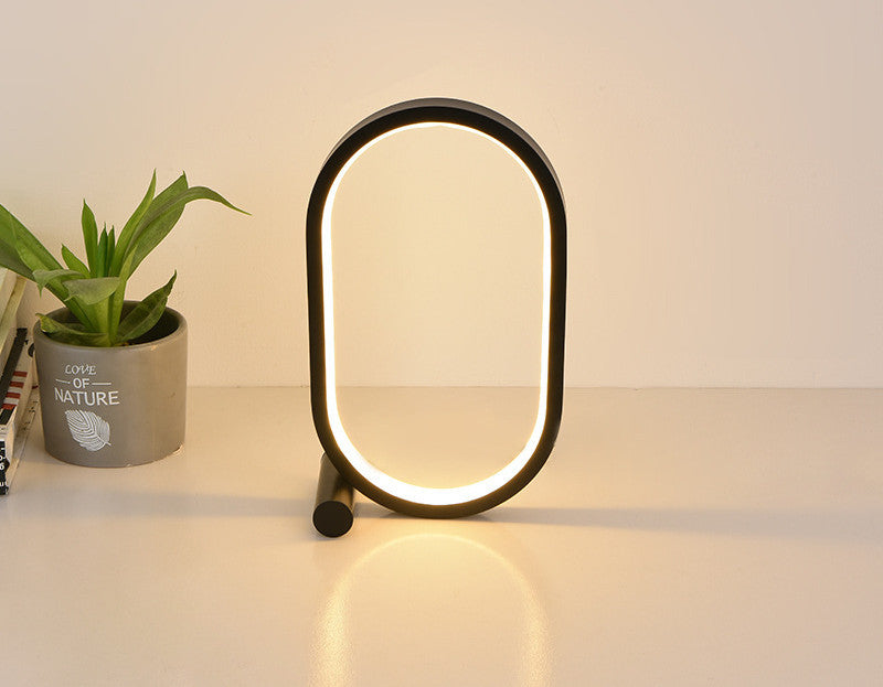 Usb Plug-In Lamp Oval Acrylic Lamp Touch Control Dimmable Modern Simple Creative Night Lamp Bedside Reading Lamp Desk Table Led e1820b4e-214b-4dd2-bb54-e83ad585248d