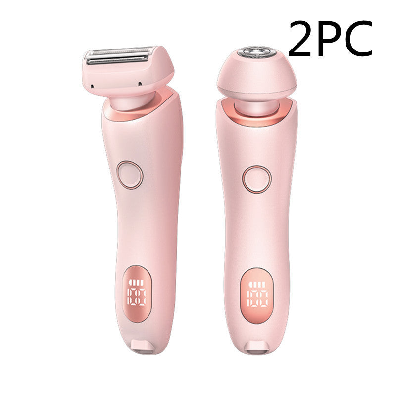 2 In 1 Hair Removal Epilator USB Rechargeable Trimmer Women Body Razor Face Leg Armpit Bikini Hand Pubic Shaver Hair Remover e2765a5b-e46b-453b-ab7a-0aadaa5f1033