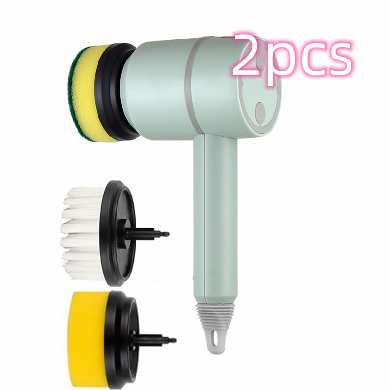 Electric Cleaning Brush Dishwashing Brush Automatic Wireless USB Rechargeable Professional Kitchen Bathtub Tile Cleaning Brushes e28b044c-c2ce-4cea-8740-6577a438aeed