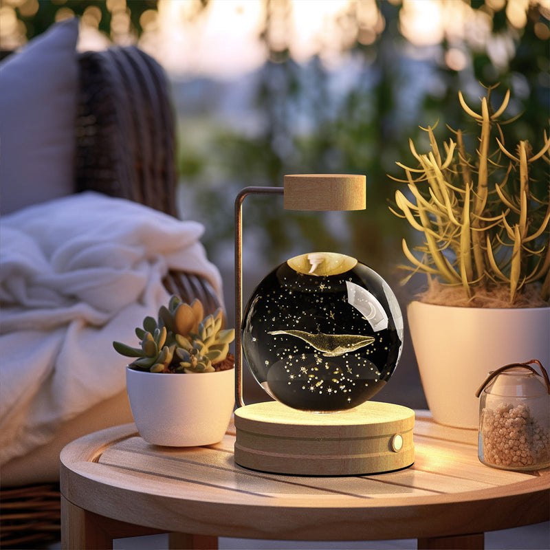 Crystal Ball Cosmic Dinosaur Indoor Night Light USB Power Warm Bedside Light Birthday Gift Night Lamp e3b065eb-74d4-4abe-af2f-607dc55d135c