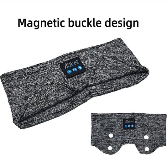 Headscarf Eye Mask Dual-use Music Headset Bluetooth Hair Band Sleeping - NOMAN STORE LLC