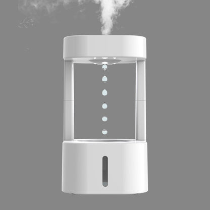 Creative Anti-gravity Water Drop Humidifier Air Conditioning Mist Spray Household Quiet Bedroom Office With 580ML Water Tank - NOMAN STORE LLC