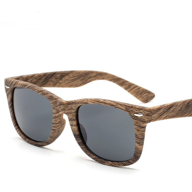 Retro Rice Nail Plastic Wood Grain Sun Glasses ee0f48a8-9aad-4718-8694-706a0bb651b9