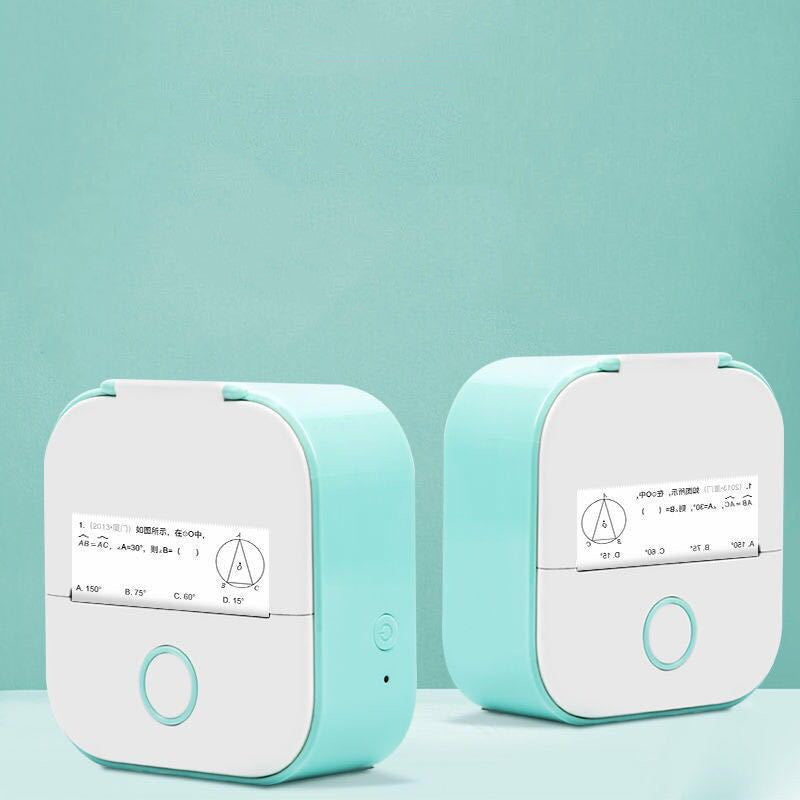 Portable Mini Thermal Label Printer Home Photo Printer Student Wrong Question Printer Bluetooth-compatible Mini Label Printer Price Tag f0d2dd5a-daaf-4430-9898-5d4770270c25