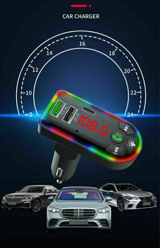 Car Bluetooth 5.0 MP3 Player FM Transmitter Radio 3.1A Fast Charger Adapter Lots f1eda3b3-08c1-46ab-9af0-9cb28eae20da