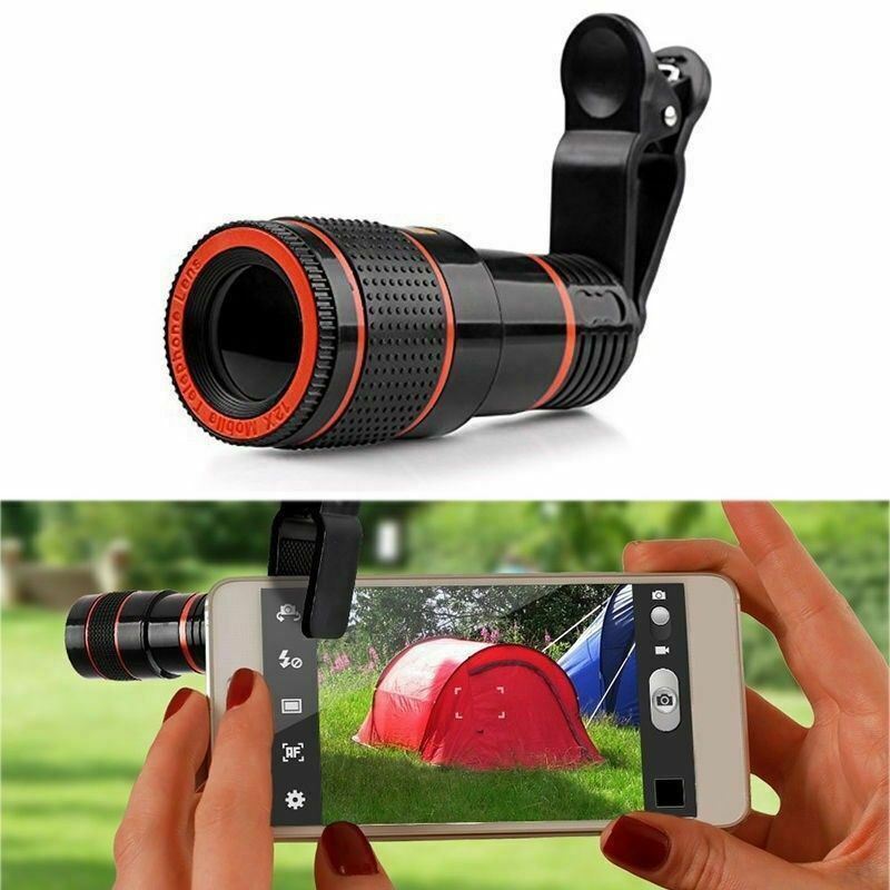 HD 8X Clip On Optical Zoom Telescope Camera Lens For Universal Mobile Cell Phone f4eadffd-521b-48e1-8a7b-525399f24792
