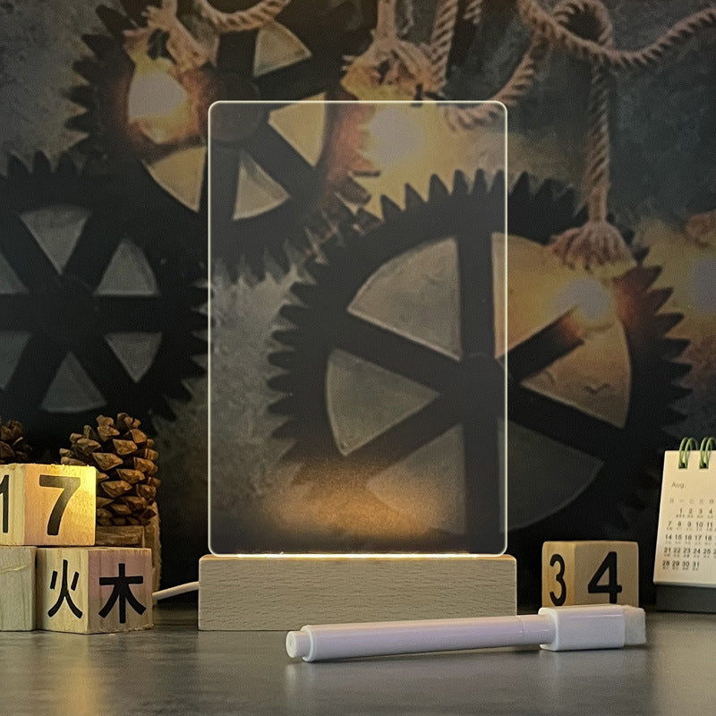 Creative Note Board Creative Led Night Light USB Message Board Holiday Light With Pen Gift For Children Girlfriend Decoration Night Lamp f5bb4d53-b4e7-4ed7-99ed-2e1f340688d1