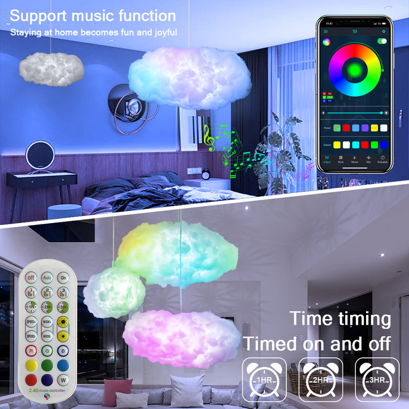 USB Cloud Light APP Control Music Synchronization 3D RGBIC Ambient Light Lightning Simulation Clouds Bedroom Room Light f7b5e249-214d-4924-b569-a68fca86395b