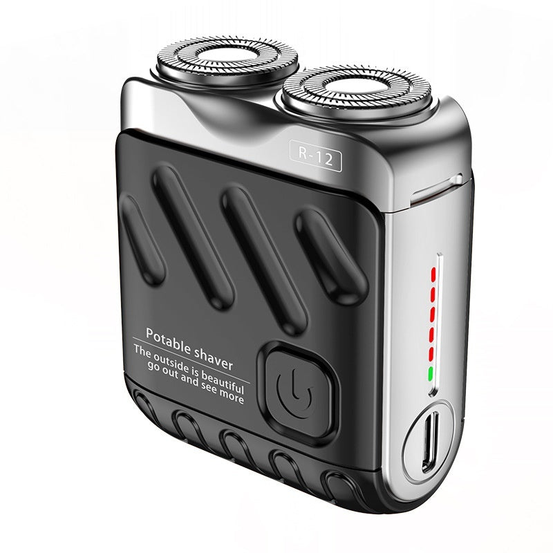 Portable Rotary Dual Ring Electric Shaver Men Travel Mini Shaver Double Floating Magnetic Blade Head Rechargeable Pocket Razors fee42a49-e36d-492b-ba27-e028d47ae24c_trans