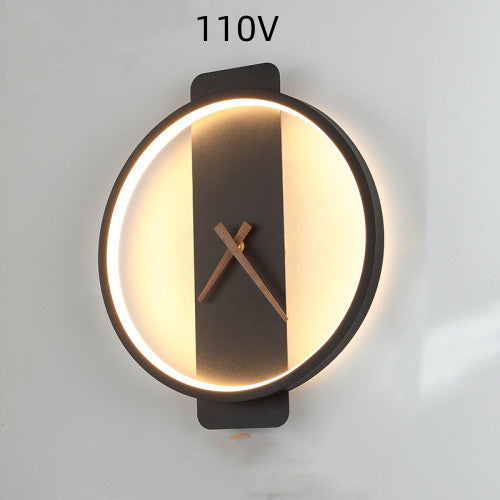 Nordic Wall Lamp Bedroom Bedside Lamp Clock Modeling Lamp ff36eeb3-86e1-42d4-a94b-e64fb31b4425